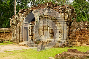 Ruins of the Ta Som temple in Siem Reap, Cambodia.