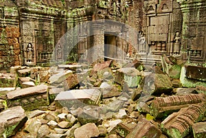 Ruins of the Ta Som temple in Siem Reap, Cambodia.