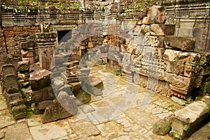 Ruins of the Ta Som temple in Siem Reap, Cambodia.