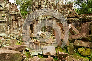 Ruins of the Ta Som temple in Siem Reap, Cambodia.