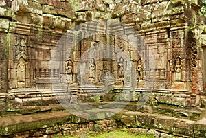 Ruins of the Ta Som temple in Siem Reap, Cambodia.