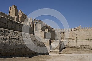 Ruins of Talipach gates and fortress walls, Bukhara, Uzbekistan