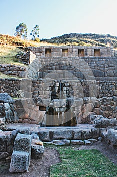 Ruins of Tambomachay in Cusco, Peru