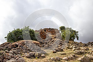 ruins at Tamuli Archeological site at Sardinia