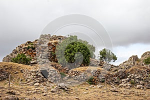 ruins at Tamuli Archeological site at Sardinia
