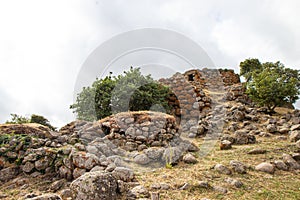 ruins at Tamuli Archeological site at Sardinia