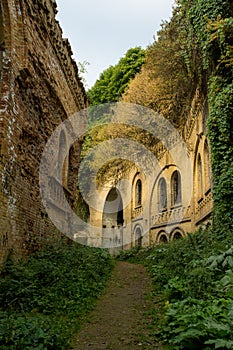 Ruins of Tarakaniv Dubenska fortress at Tarakaniv village in Dubensky district, Rivnenskiy region, Ukraine