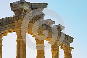 Ruins of the Temple of Apollo in Side Turkey