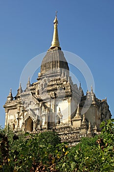 Ruins of the temple area of Bagan, Myanmar, Asia