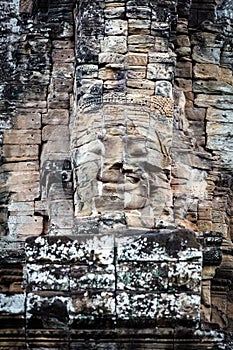 ruins of the temple Bayon, Cambodia