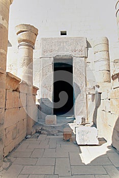 Ruins of a temple in Egypt