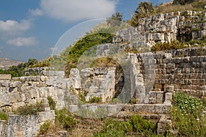 Ruins of Temple of Eshmun near Sidon