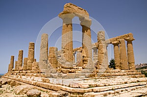 The ruins of Temple of Hera (Juno) Lacinia photo