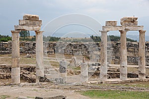 Ruins of temple in hierapolis