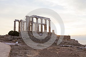 Ruins from the temple of Poseidon