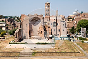 Ruins of the Temple of Venus and Rome