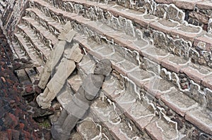 Ruins of Templo Mayor of Tenochtitlan. Mexico City. photo