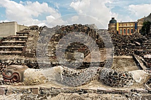 Ruins of Templo Mayor of Tenochtitlan. Mexico City photo