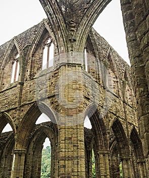 Ruins of Tintern Abbey, a former church in Wales