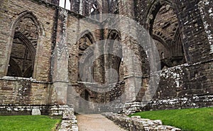 Ruins of Tintern Abbey, a former church in Wales