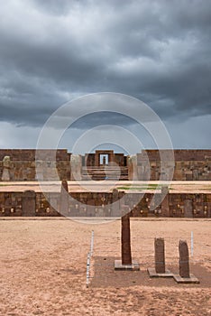 Ruins of Tiwanaku, Bolivia photo