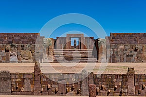 Ruins of Tiwanaku Bolivia La Paz