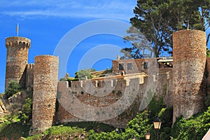 Ruins in Tossa de Mar