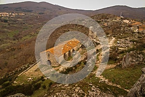 Ruins in Trevejo in Caceres, Estremadura in Spain