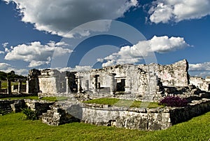 Ruins at Tulum Mexico photo