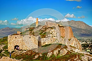 Ruins of Tushpa, Kingdom of Urartu with Van Fortress photo