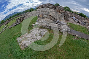 Ruins of the Ulpia Traiana Sarmizegetusa fortress, Romania