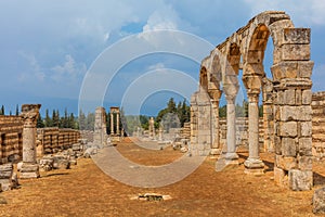 Ruins of the Umayyad Aanjar Anjar Beeka Lebanon