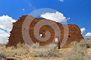 Una Vida Pueblo Ruins, Chaco Culture National Historical Park, New Mexico photo