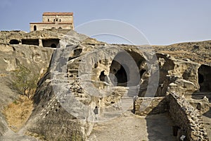 Ruins of Uplistsikhe cave city near Gori, Georgia