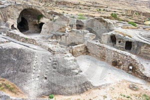 Ruins of Uplistsikhe. a famous Historic site in Gori, Shida Kartli, Georgia