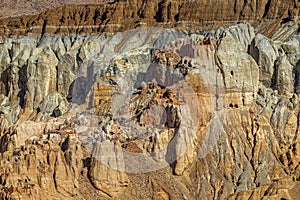 Ruins of Vault Silver City in Zhada County, Ali Prefecture, Tibet, China