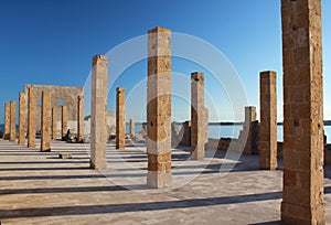 The ruins of Vendicari Tonnara on Sicily