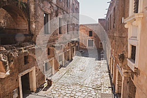 Ruins in Via dei Fori Imperiali, Rome, Italy