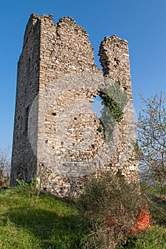 Ruins of the village of Castelnuovo
