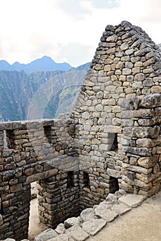 Ruins of village Machu Picchu, Peru