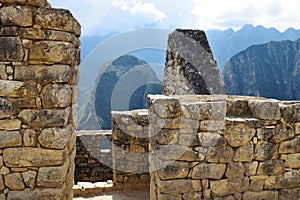 Ruins of village Machu Picchu, Peru