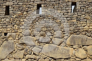 Ruins of village Machu Picchu, Peru