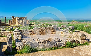 Ruins of Volubilis, a Berber and Roman city in Morocco