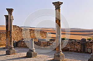 The ruins of Volubilis in Morocco