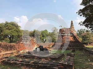 Ruins at the Wat Phra Sri Sanphet