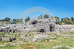 The ruins where Archimedes is supposed photo