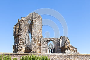 The Ruins of Whitby Abbey in Yorkshire