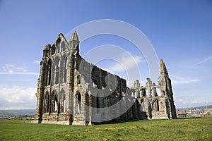 The ruins of Whitby Abbey, Yorkshire, England, United Kingdom