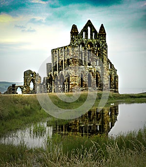 Ruins of Whitby Abby North Yorkshire, England