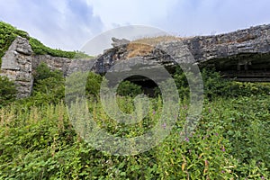 Ruins of WWII era battery